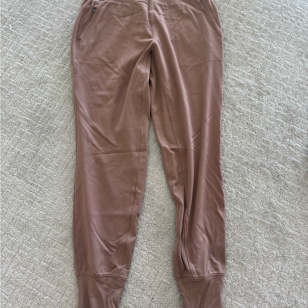 Athleta Venice High Rise Tan Jogger Pants